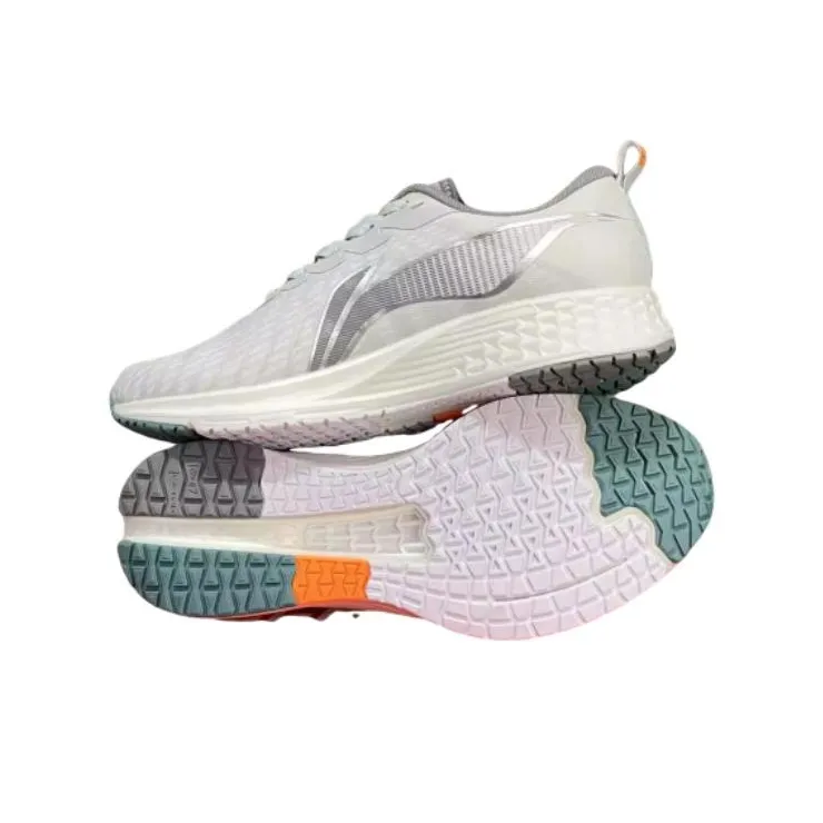 LiNing Red Hare 4 Low Top Running Shoes Men's Silver White-5