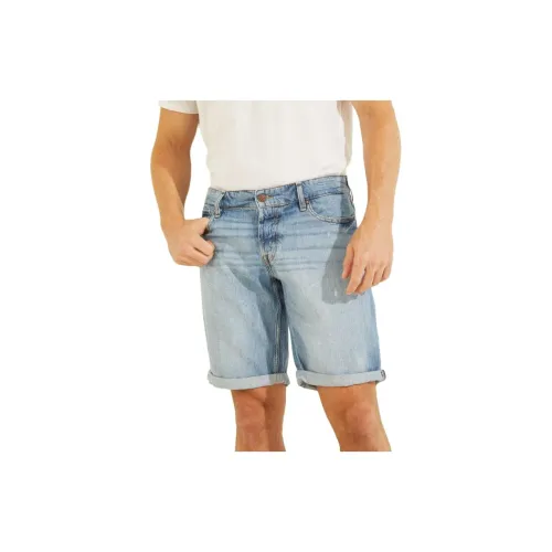 GUESS Denim Shorts Men Blue