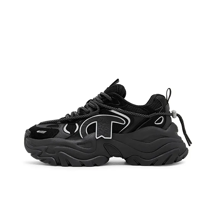 Champion Thousand Layer Y2K Shoes Low Top Chunky Sneakers Men's Black-0