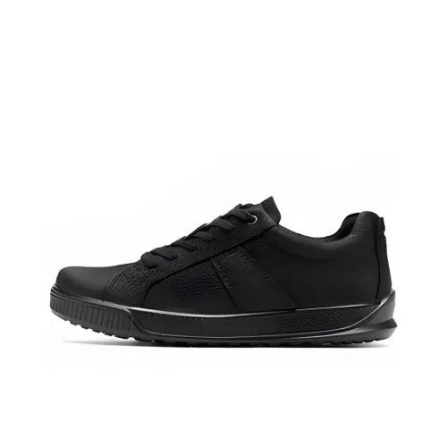 Ecco Skateboard Shoes Men Low-Top Black