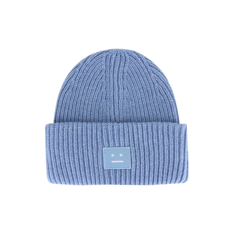 Lackpard Wool Knitted Fabric Beanies Unisex-1