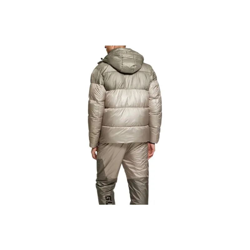 GUESS Wilfred Hooded Long Puffer Jacket Jackets Coats Men's Gray-1
