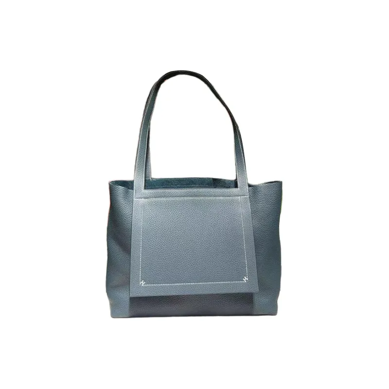 HERMES Cabasellier Taurillon Clemence Calfskin Tote Bag Shopping Bag Shoulder Bag Handbag Women's 60 Pine Green-0