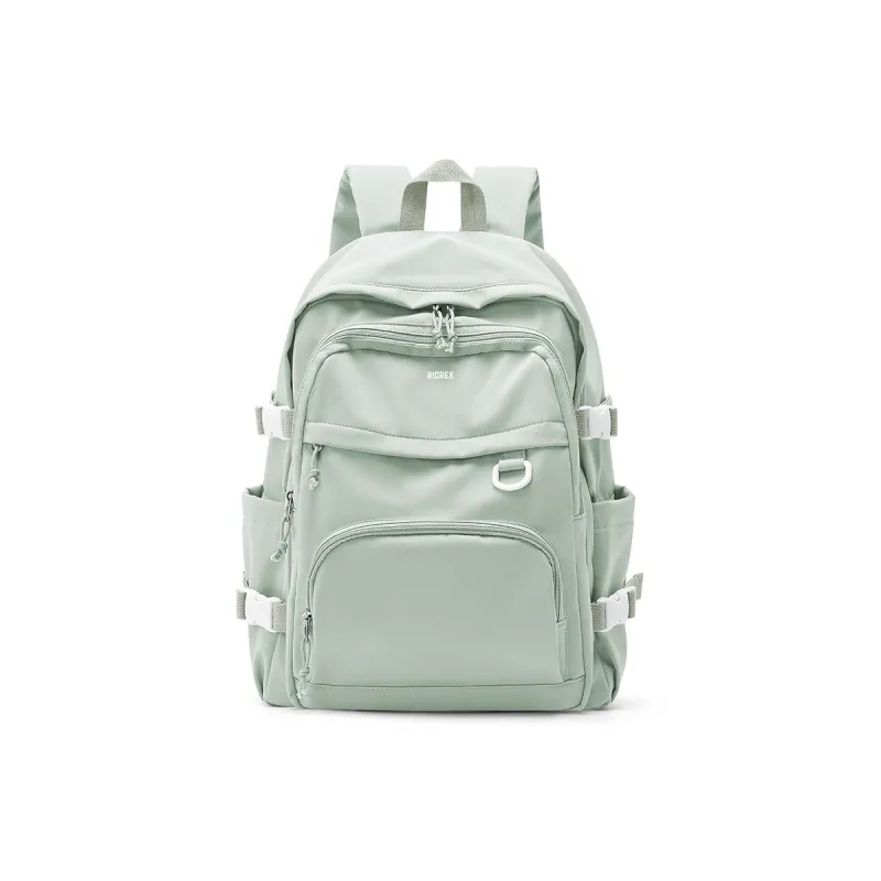 RIOREX Fabric Backpack Regular Unisex Black/White/Dark Blue/Milk Blue/Pink Purple/Light Green-14