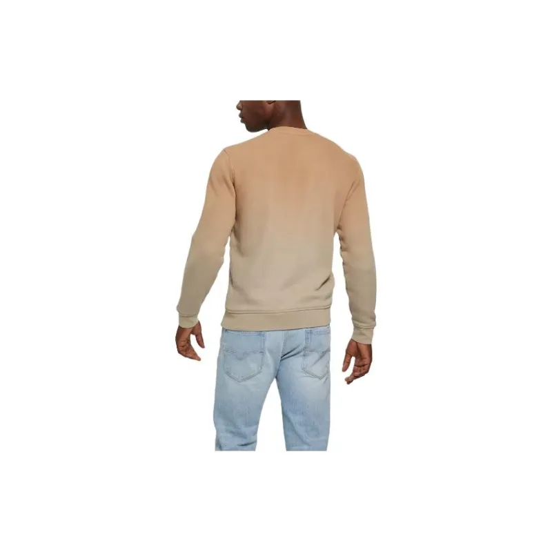 GUESS Brun Ombre Sweatshirt Sweatshirt Men's Brown-1