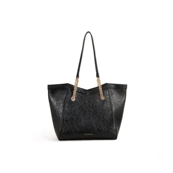 TOMATO&POTATO Cow Leather Shoulder Bag Crossbody Bag Regular Women's Black