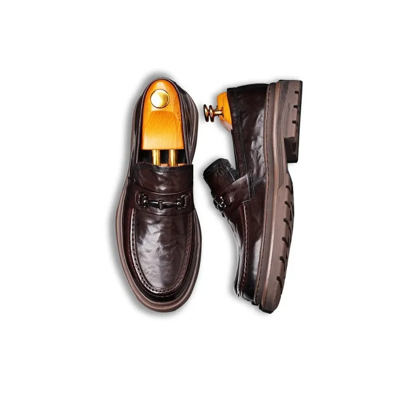YEDANI Loafers Men Black/Brown-3