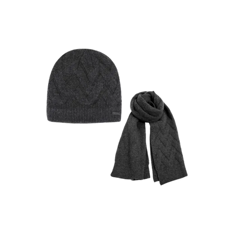 Lackpard Wool Knitted Fabric Beanies Men's-5