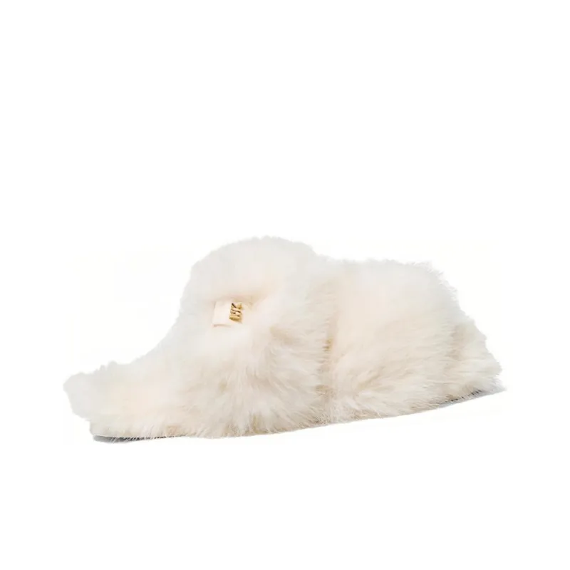 MICHAEL KORS Slip Resistant Slide Slippers Women's White-1