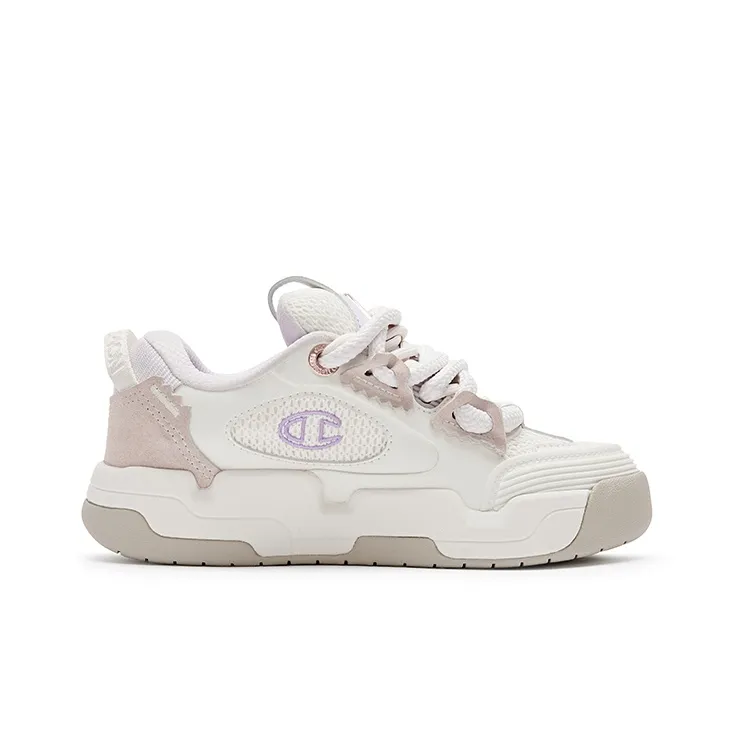 Champion Valve V324 Low Top Skateboard Shoes Women's Pink-1