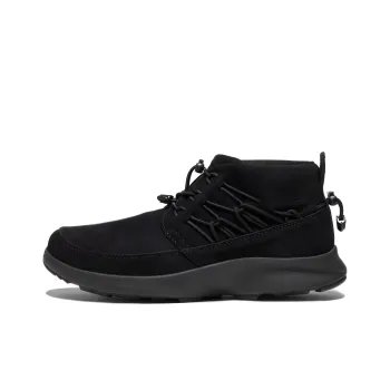 KEEN Uneek Chukka Cushioning Wear Resistant Mid Top Outdoor Shoes Men's Black