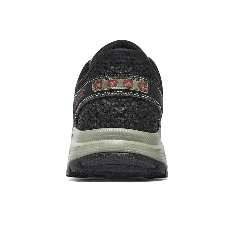 Skechers Hands Free Slip Ins Durable Breathable Low Top Outdoor Shoes Men's Black Green-4