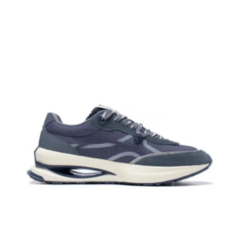 LiNing 92 Shadow Cushioning Support Wear Resistant Slip Resistant Low Top Casual Shoes Men's Gray Blue-1