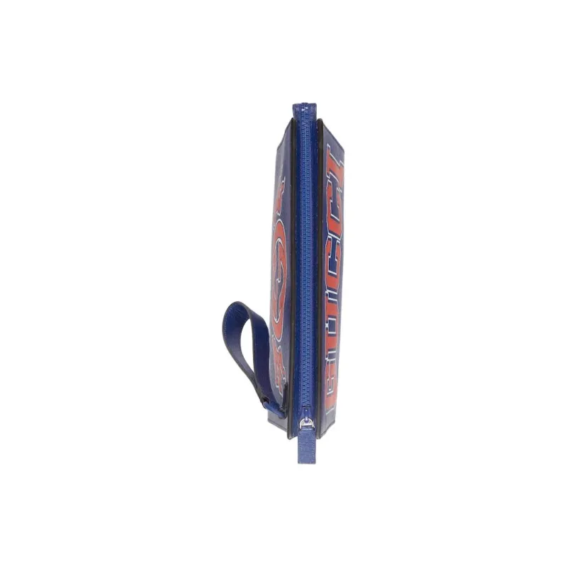 GUCCI Leather Clutch Men's Blue-4