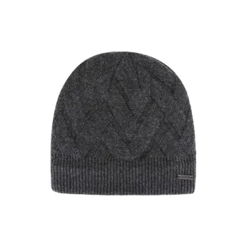 Lackpard Wool Knitted Fabric Beanies Men's