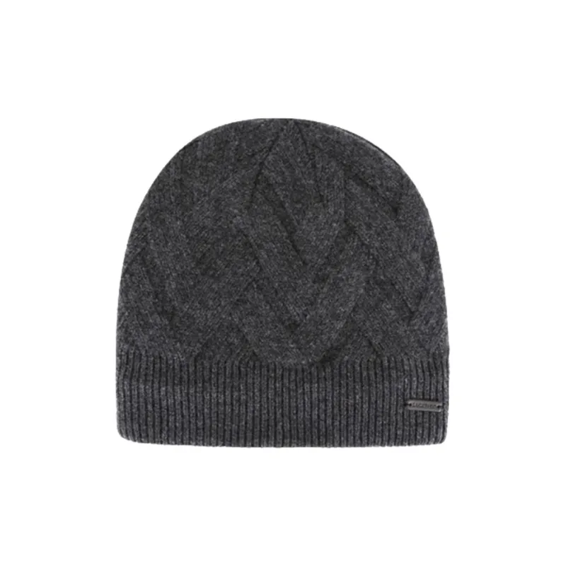 Lackpard Wool Knitted Fabric Beanies Men's-0