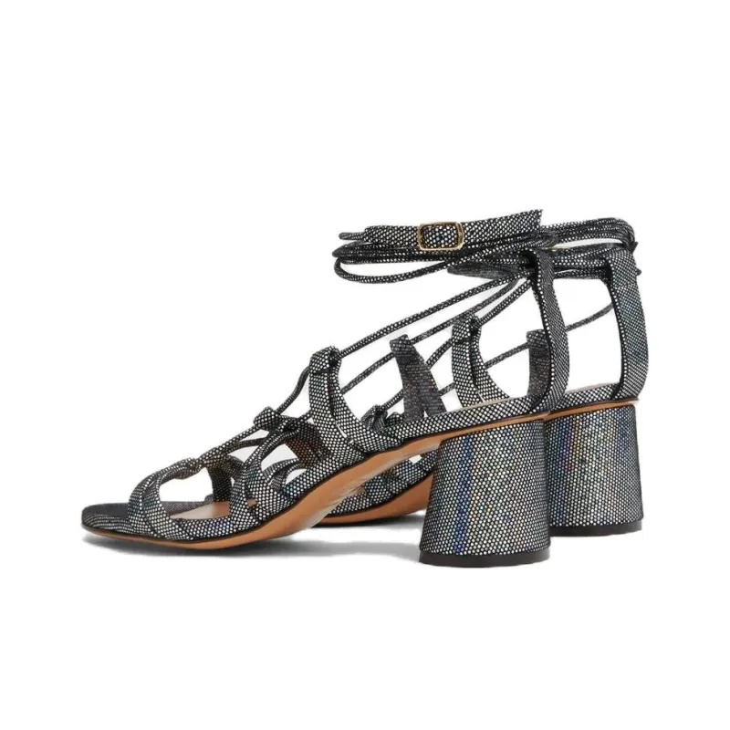 MANSUR GAVRIEL Day Dream Strap Sandals 2.4cm Women's Silver Gray-3