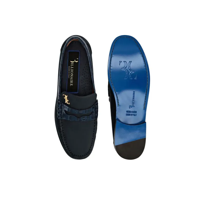 Billionaire Contrast-trim Moccasin-2