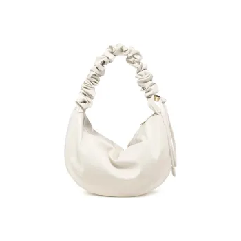 CARLYN Artificial Leather One Shoulder Handbag Regular Women's Ivory