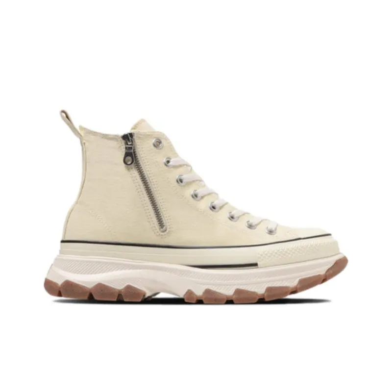 Converse ALL STAR Ⓡ TREKWAVE Z HI Durable Breathable High Top Canvas Shoes Unisex Beige-1