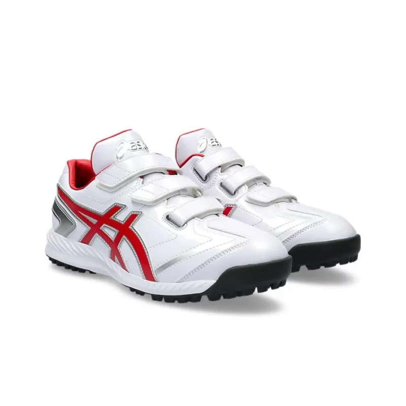 Asics NEOREVIVE 3 Low Top Training Shoes Unisex White Red-2