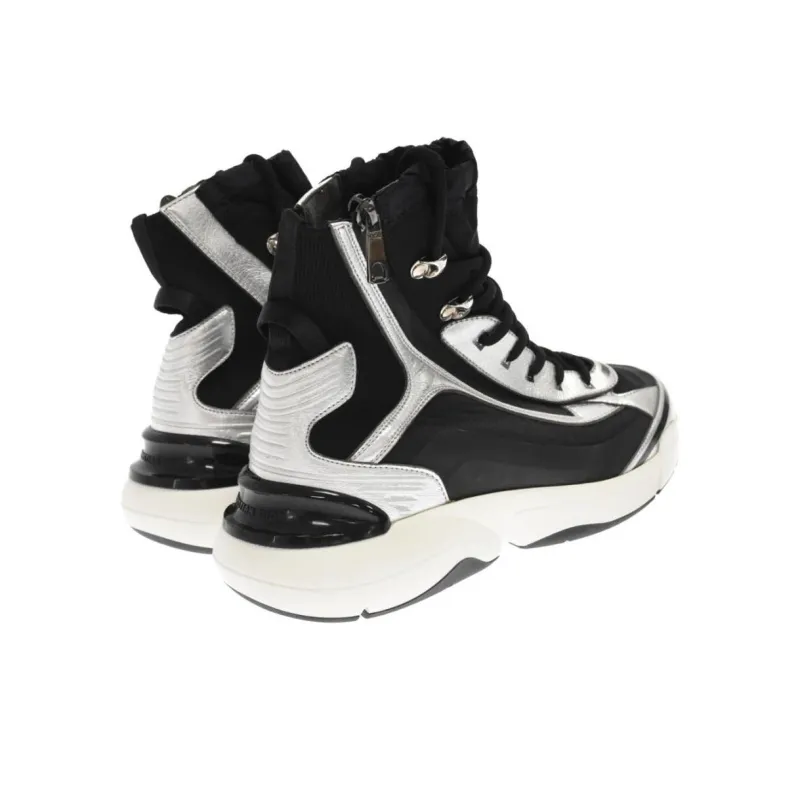 DIOR X Sorayama Zip Up High Top Black-3