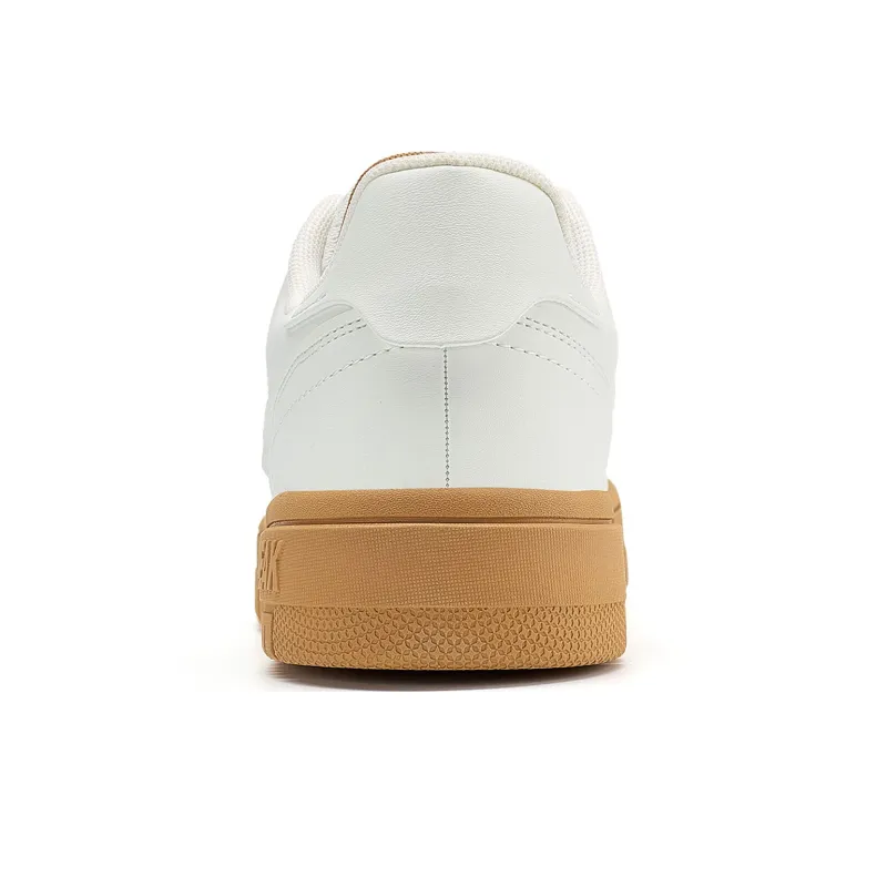 PEAK Air Force 1 Cushioning Coverage Lightweight Breathable Slip Resistant Skateboard Shoes Men's White-4