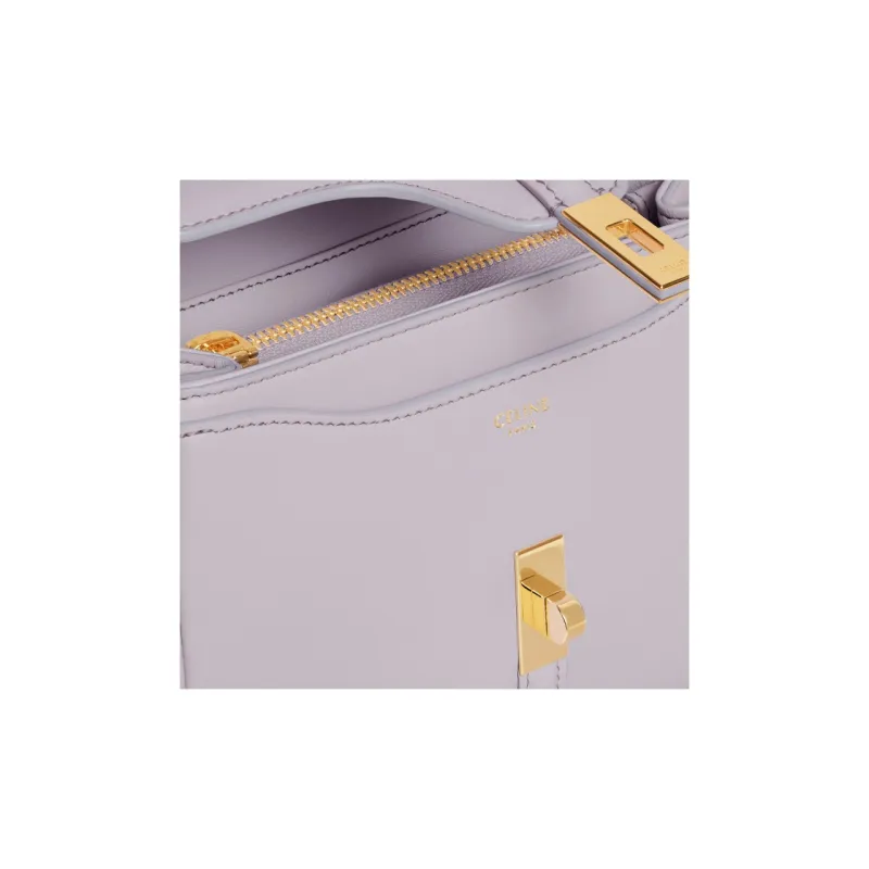 CELINE 16 Cow Leather Shoulder Bag, Crossbody Bag, Handbag Mini Women's Light Lilac-3