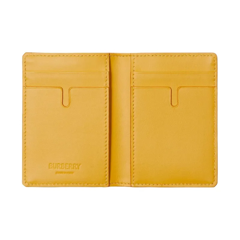 Burberry Polyester With Wool Card Holder Men's Hunter Beige-2