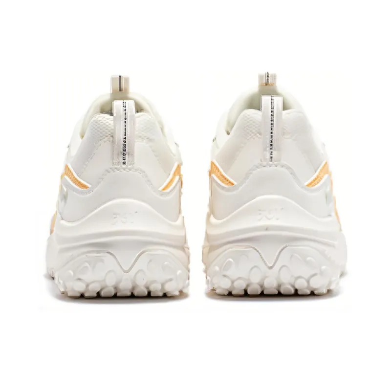 361° Cushioning, Wear Resistant Low Top Running Shoes Women's White-3