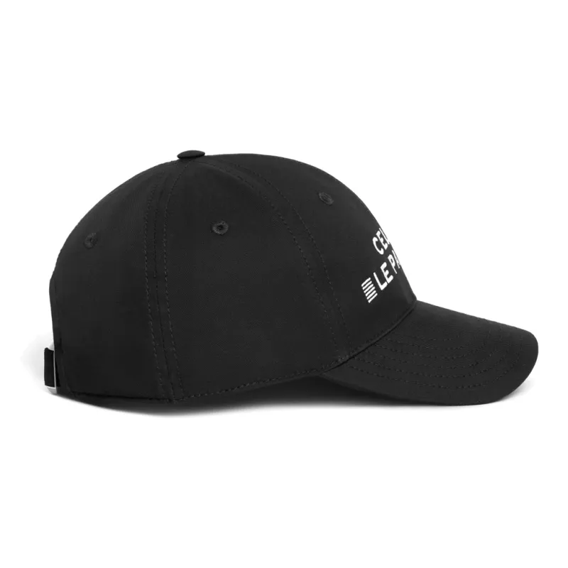CELINE Cotton Baseball Caps Men's Black-2