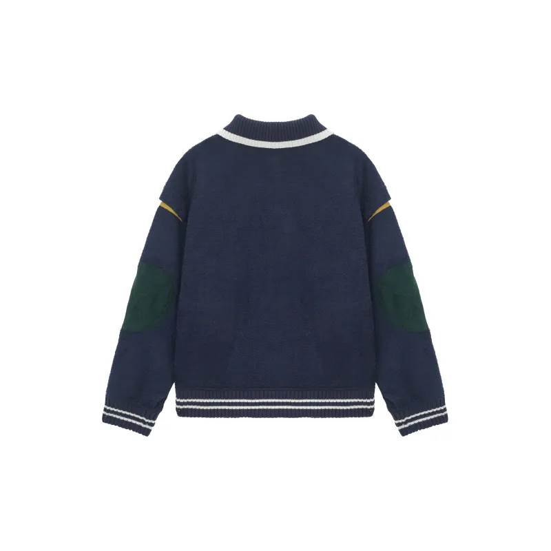 UNVESNO Polo Shirt Unisex Navy Blue-1