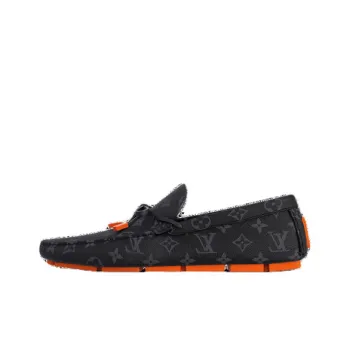 LOUIS VUITTON Driver Casual Shoes Men's Black