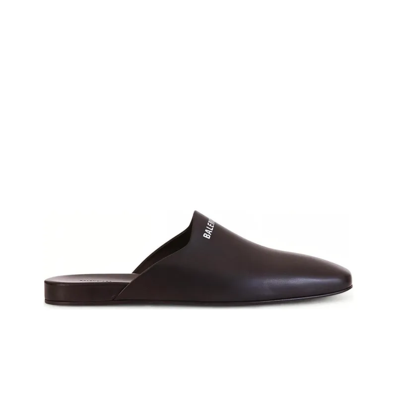 Balenciaga Cosy Mules Black Leather-1