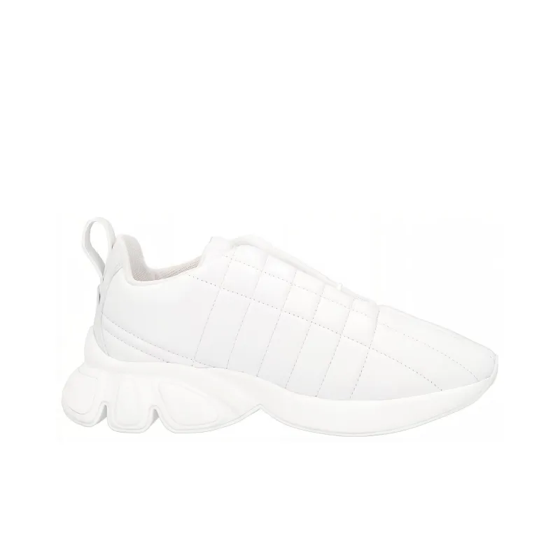 Burberry Quilted Leather Sneaker White Women's-1