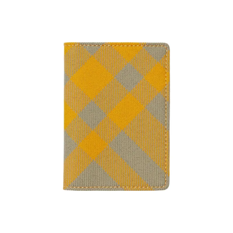 Burberry Polyester With Wool Card Holder Men's Hunter Beige-0