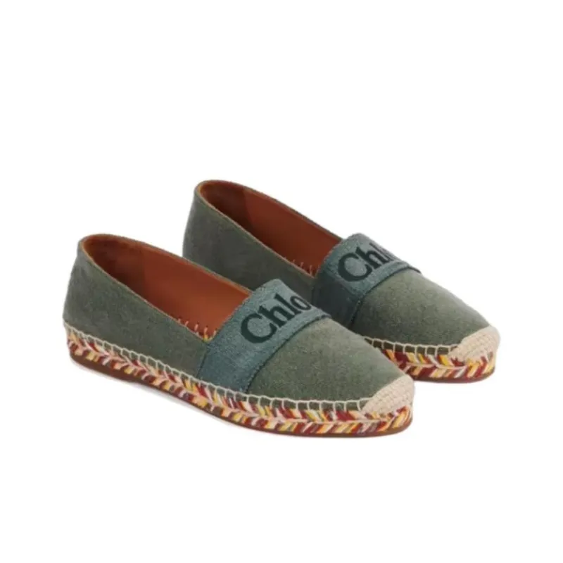 Chloe Casual Single Shoes Women's Forest Green-2