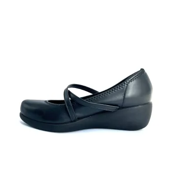 Regetta Canoe Chunky Heel Mary Jane Shoes Women's Black