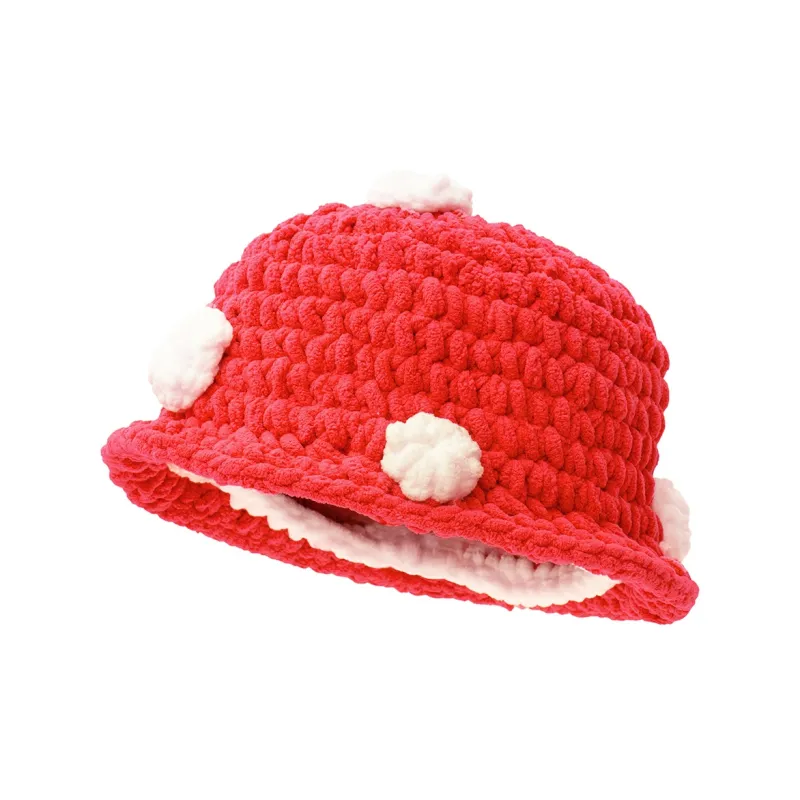 BAIJUAN Acrylic Knitted Fabric Beanie Unisex-3