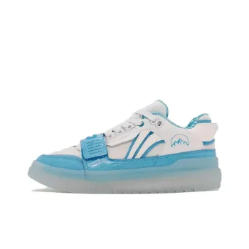 LiNing Rookie Slip Resistant Low Top Basketball Shoes Women's White Blue