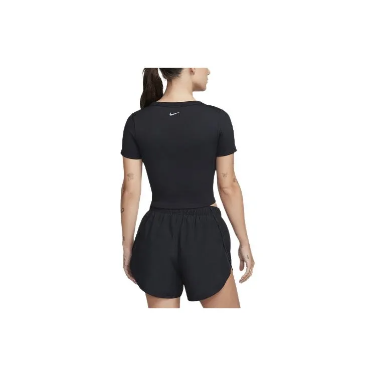 Nike One Fitted Women's Dri FIT Short Sleeve Cropped Top-1