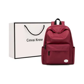 Simvay Clos Oxford Backpack Large Size Women's Red