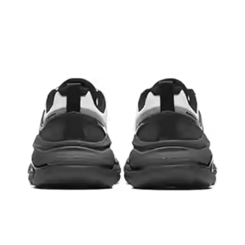 Anta Cushioning Wear Resistant Low Top Running Shoes Men's Gray Black-3