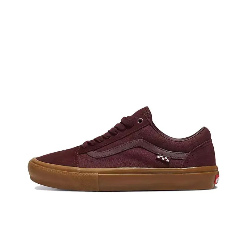 Old Skool Skate Vans 'Dark Red Gum'-0