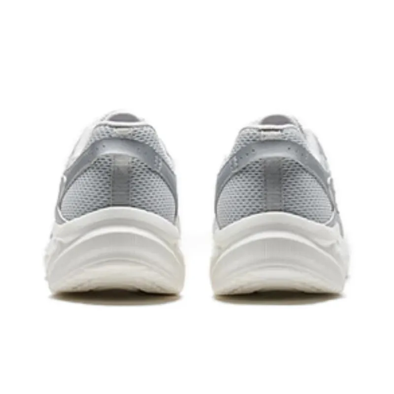 XTEP Cushioning Wear-Resistant Low-Top Chunky Sneakers Women's Gray Silver-3