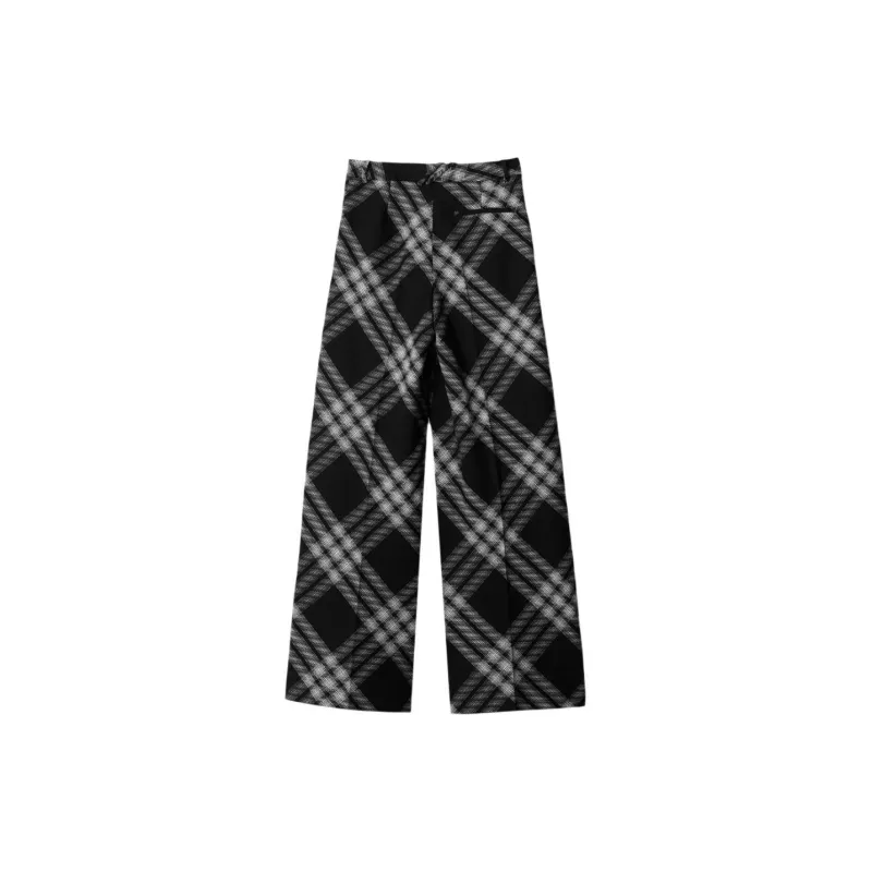 Burberry Vintage Check Wide Leg Trousers-1
