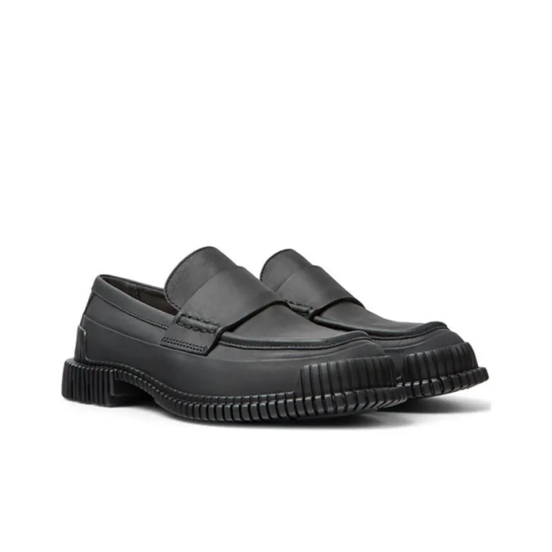 CAMPER Pix Ribbed-detailing Leather-sole Loafers-3