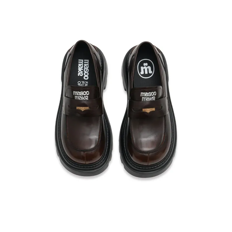MASOOMAKE Loafers Women's Tranquil Black/Cinnabar Red-10