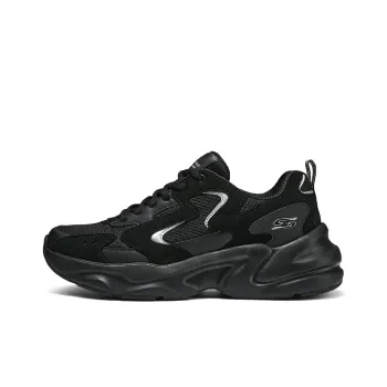 Skechers BOBS BAMINA 2 Cushioning Anti-Slip And Wear-Resistant Breathable Rebound Low-Top Casual Shoes Men's Black