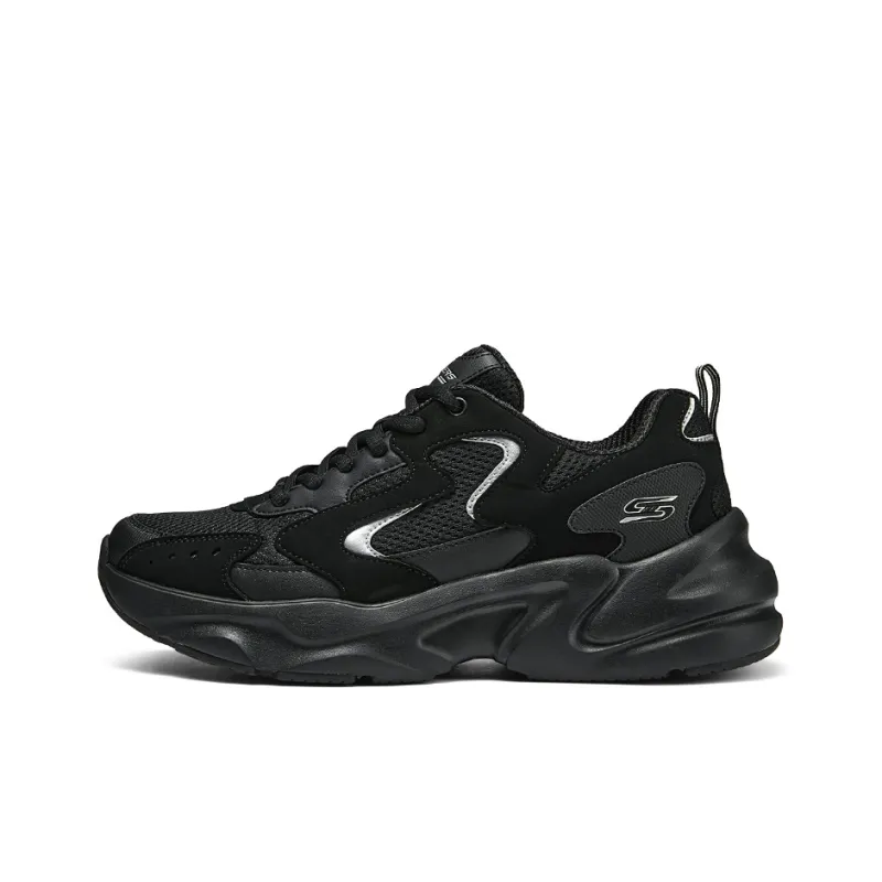 Skechers BOBS BAMINA 2 Cushioning Anti Slip And Wear Resistant Breathable Rebound Low Top Casual Shoes Men's Black-0